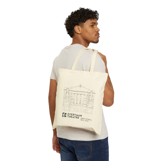 Everyman Theatre Building Outline Tote Bag