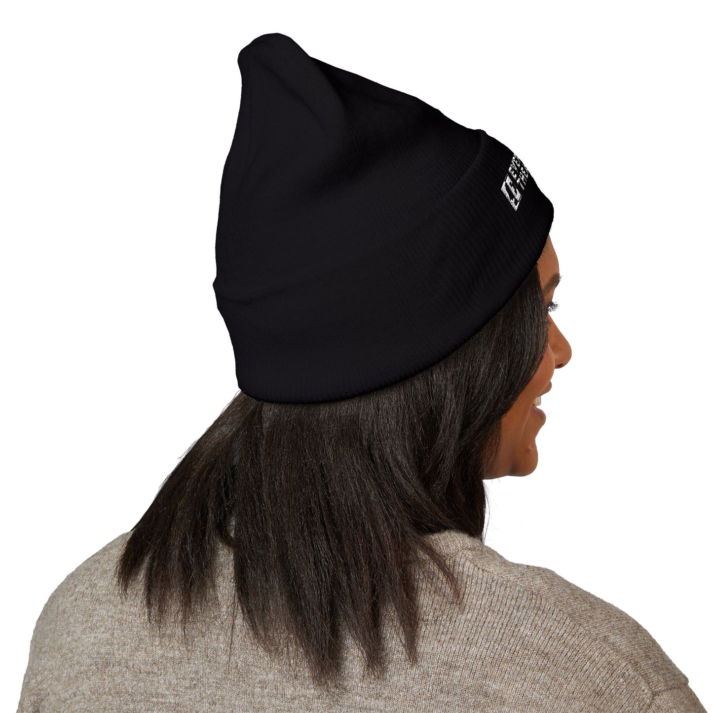Everyman Embroidered Cuffed Beanie