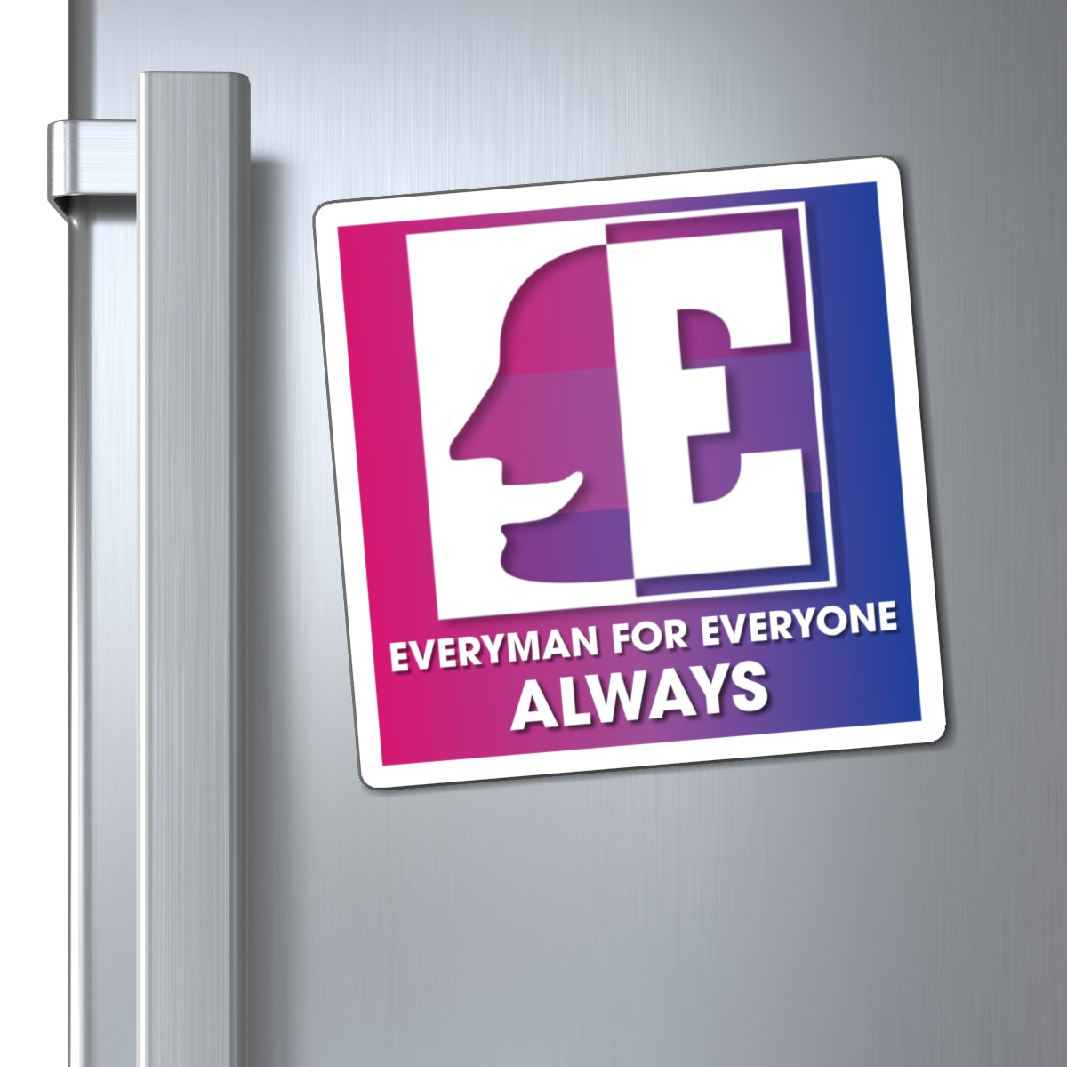 Bisexual Pride Flag Magnet