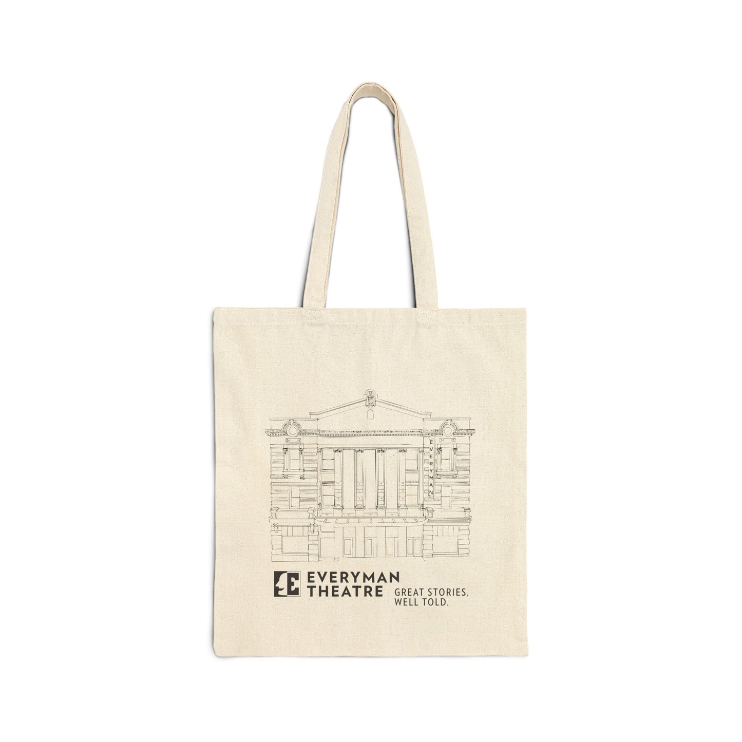 Everyman Theatre Building Outline Tote Bag